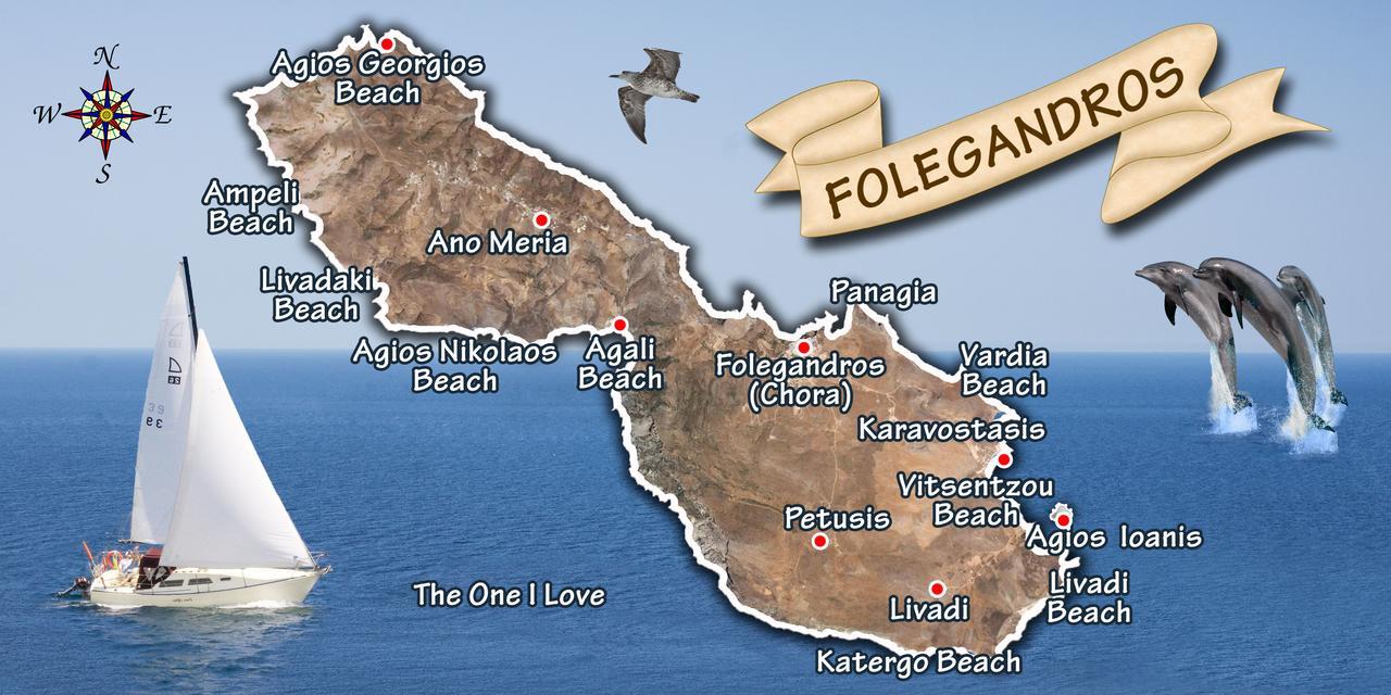 Light Blue Home Folegandros Town Екстер'єр фото